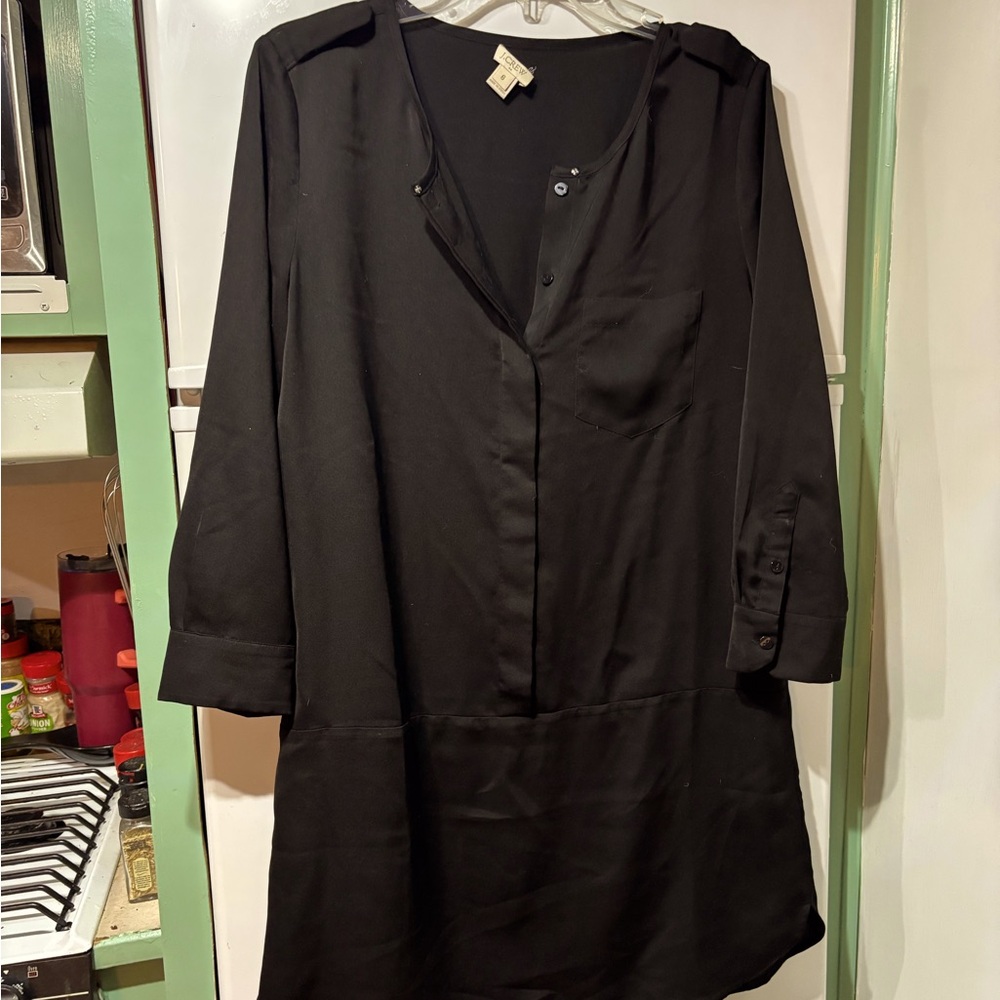 J Crew Button-Up or don’t Button Up Tunic dress